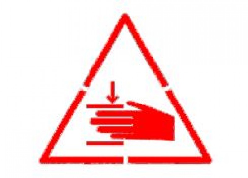 POCHOIR DANGER POUR LES MAINS